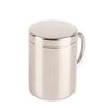 Stainless Steel Coffee Mug Minimalist Fashionable Large Capacity Coffee Cup with Lid for Home 400ml