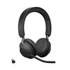 Jabra Evolve2 65 Wireless PC Headset Noise Cancelling Headphone Certified for Microsoft Teams with Long Battery Life Bluetooth Adapter