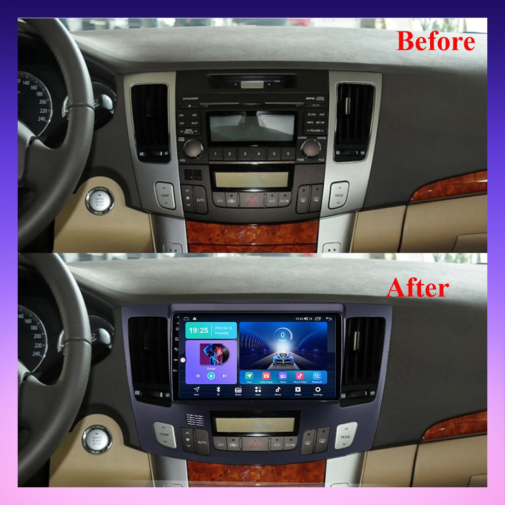 2 DIN Android Carplay Car Radio For Hyundai Sonata NF 2008-2010 Multimedia Player Head Unit Stereo GPS Navigation BT WIFI 2+32GB