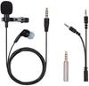 iGOKU Clip External Pin Earphone Omnidirectional Microphone for Compatible with Remote Performance Conversion Adapter Included Microphone, Microphone,