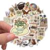 50Pcs Retro Style Pattern Sticker Car Guitar Scrapbooking Decal Graffiti Sticker