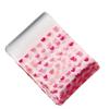 100Pcs Valentine's Day Self Adhesive Plastic Bags Stylish Clear Bags with Love Motif for Candy and Gift Packaging