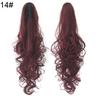 Curls Ponytail Long Wavy Hair Bun Wig PonyTail Matte High Temperature Silk Fiber Claw Clip Ponytail Extensions for Women
