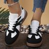 New Vintage Casual Sports Shoes for Women Leather Hiking Sneakers Platform Walking Athletic Shoe Unisex White Loafers