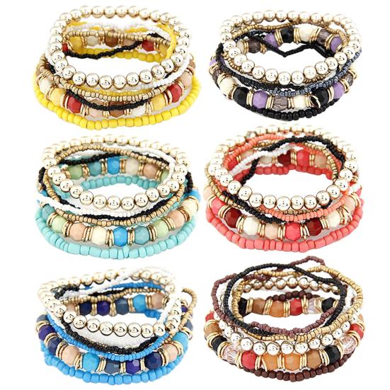 Portable Bracelet Bohemian Multicolor Jewelry Gift