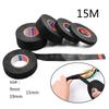 1pc Heat-resistant Adhesive Cloth Fabric Tape For Car Auto Cable Harness Wiring Loom Protection Width 9/15/19MM Length 15M