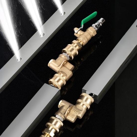 Car Radiator Cleaning Wand 24-inch Portable Radiator Cleaner Wand 4500 PSI Radiator Flush Cleaning Tools Auto Truck RV