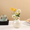 Flower Arrangement Craft Pearl Colored Ceramic Ball Vase Colorful Round Ball Vase