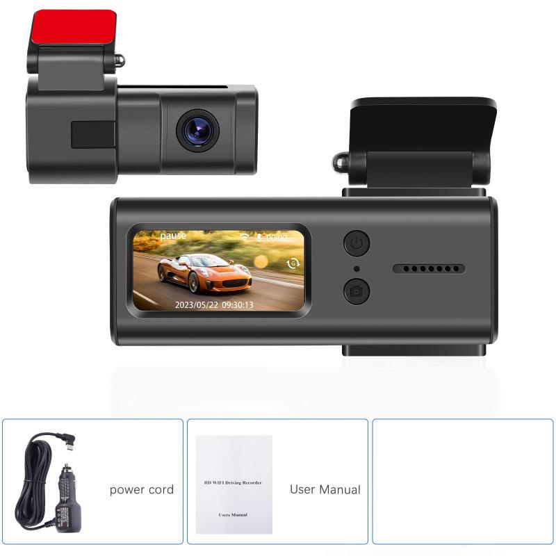 Dash Cam WiFi Car Camera 1080P Dash Camera 1.5 Inch Super Night Vision Loop Recording G-Sensor 150° Wide Angle WiFi APP Support