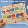 Wooden Sorting Color Classification Puzzle Kids Educational Parent Play Child