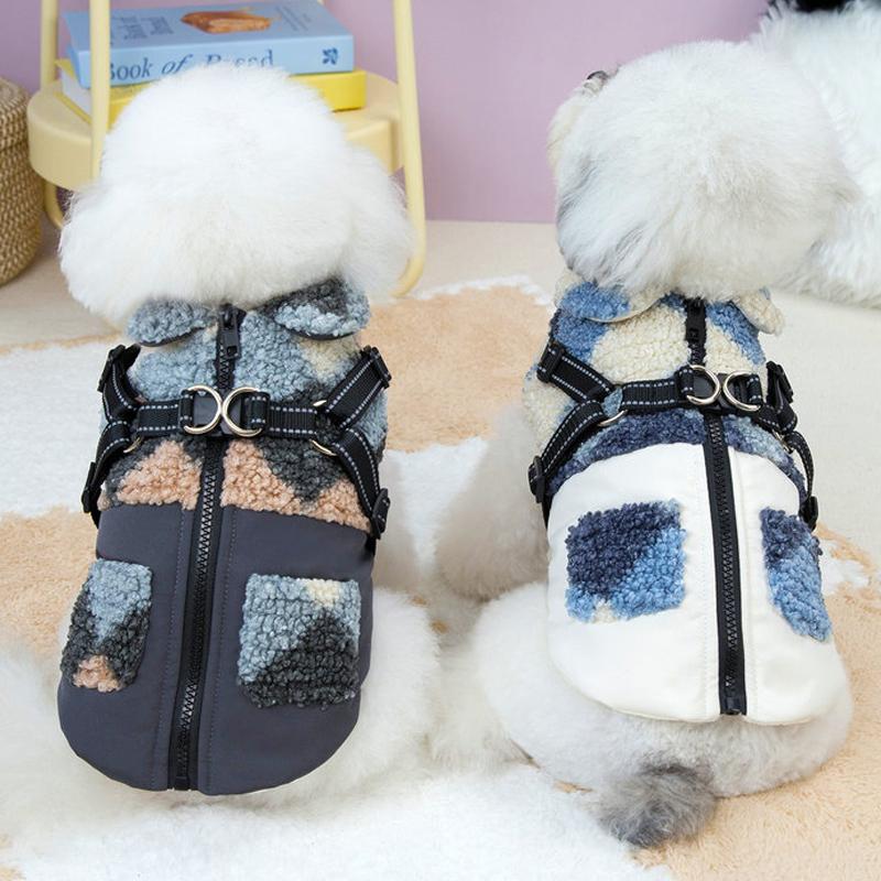 Winter Warm Dog Clothes Pet Dog Coat Jacket for Small Medium Dogs Fleece Puppy Clothes Yorkie Chihuahua Coat Dog Accessories