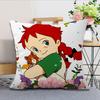 Cartoon Manga Anume a-Anne of Green Gables Soft Comfortable Pillow Case for Sofa Living Room Home Office Decor Protective Covers