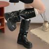Autumn Winter Chunky Style Women Knee High Boots Fashion Removable Ladies Platform Thick Heel Long Booties