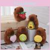 Quality Capybara Premium Plush Keychain With Soft Pp Cotton Filling Ideal For Kids Gifts