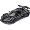 1/32 Toy Cars Koenigsegg Jesko Die Cast Metal,Collectible Koenigsegg Model Car,Pull Back Koenigsegg Toy Car with Light and Music,Cars Toys