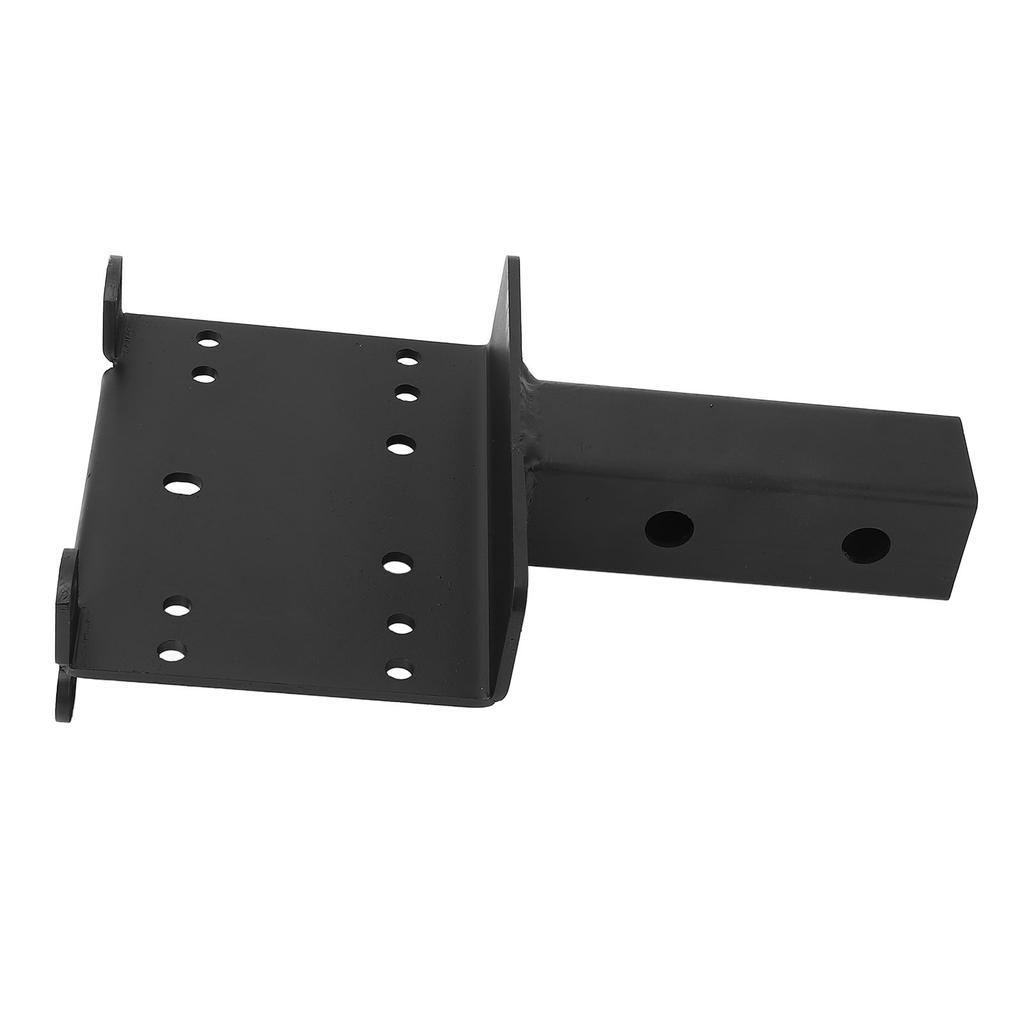 Universal Trailer Hitch Winch Mounting Plate with 2inch Receiver Winch Bracket Winch Mounting Plate for ATVs UTVs Lawn