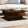 VidaXL Coffee Table Smoked Oak 70x70x29 Cm Engineered Wood, Side Table, Living Room Table, Accent Table, End Table, 840748