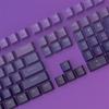 Keycaps 132 Keys Double Shot OEM Profile Light Transmitting PBT Custom Keycap Set for Mechanical Keyboards for Cherry Gateron MX Switches with 7 Shape