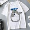 Plus Size Tops Women 'S T -Shirt Fashion Funny Totoro Print T Shirt Summer Harajuku Streetwear O -Neck Short Sleeve Tshirt Clothing