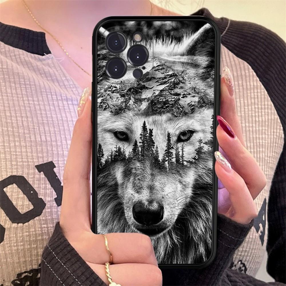 The Wolf Phone Case For iPhone Samsung Galaxy Redmi Xiaomi Oppo OnePlus Note S A 7 8 9 10 11 12 13 14 20 21 22 23 53 54 Pro Max Plus Ultra TPU Soft