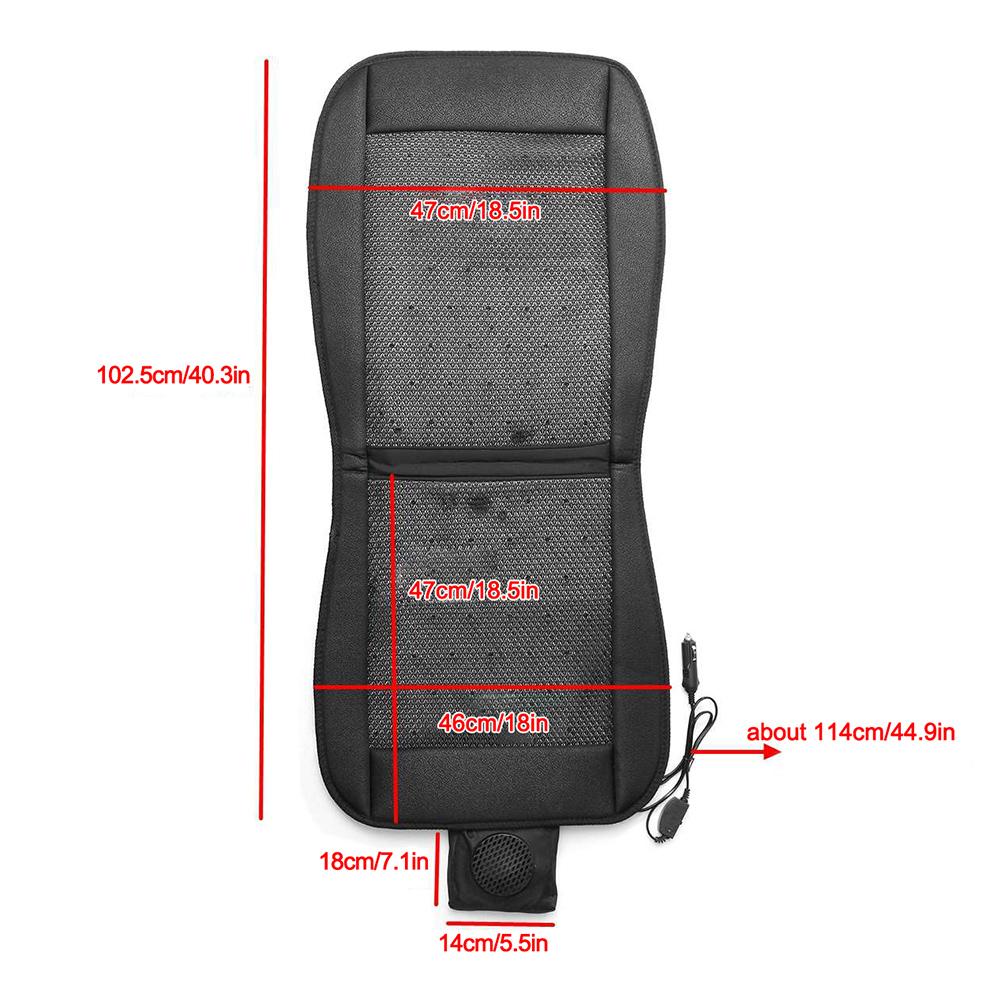 12V Cooling Car Seat Cushion Summer Breathable Fan Cushion Cooling Cushion