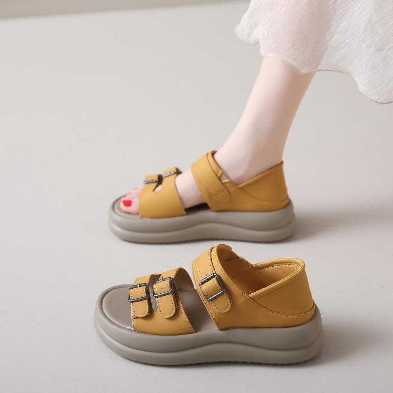 Casual Thick Sole Slope Heel Beachwear Sandals