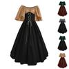 Women Fashion Gown Vintage Dress Cosplay Party Evening Night Formal Long Dress