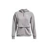 Johnson 1/4 Casual Fleece Zip Sports Hoodie Women Hoodies Haze-Gray 1368798-031