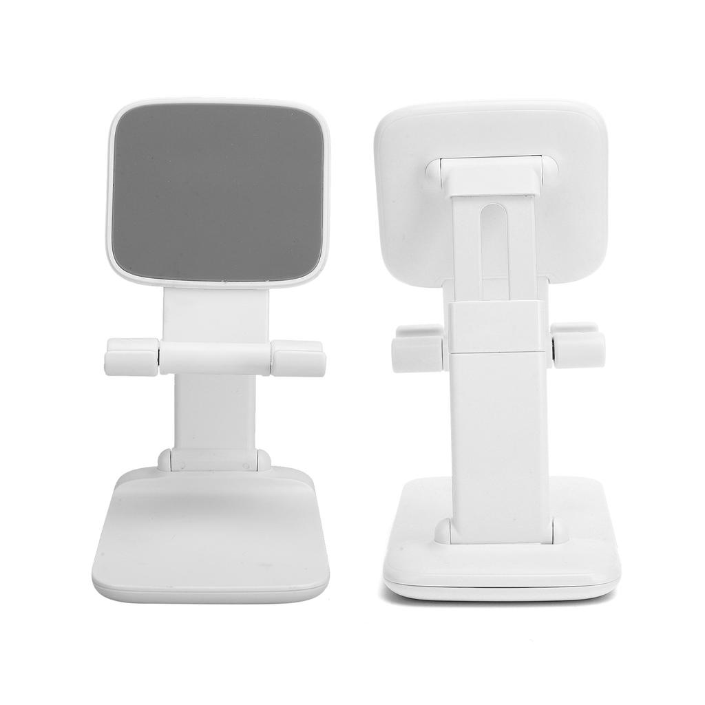 Adjustable Desktop Mobile Phone Tablet Stand Webcast Online Meeting Phone HolderWhite(Plastic)