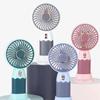 Handheld Mini Portable Fan USB Rechargeable High Wind Cell Phone Stand Desktop Dormitory Small Fan