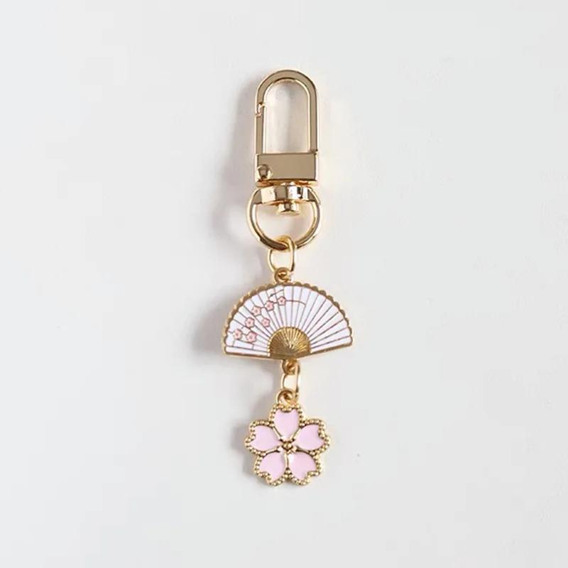 Cute Acrylic Butterfly Keychain Transparant Round Ball Tassel Keyring Women Bag Charm Earphone Case Car Key Pendant DIY Ornament