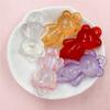 5Pcs 21*39.5mm Fashion Acrylic Standing Bear Beads Pendant DIY Handmade Material for Jewelry Production