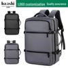Men's Business Travel Backpack - High-End, Large-Capacity, Waterproof, Fashionable Computer and Shoulder Bag.