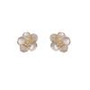 Light Luxury Unique Temperament Sweet Micro-inlaid Flower Earrings for Women Niche Design High-end Light Luxury Earrings
