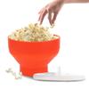 Silicone Popcorn Maker High Quality Kitchen Easy Tools Foldable Chips Fruit Dish DIY Microwave Popcorn Bowl Bucket