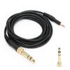 Headphone Audio Cable Replacement for Technica ATHM50X M40X M70X Headset 6.35mm Adapter