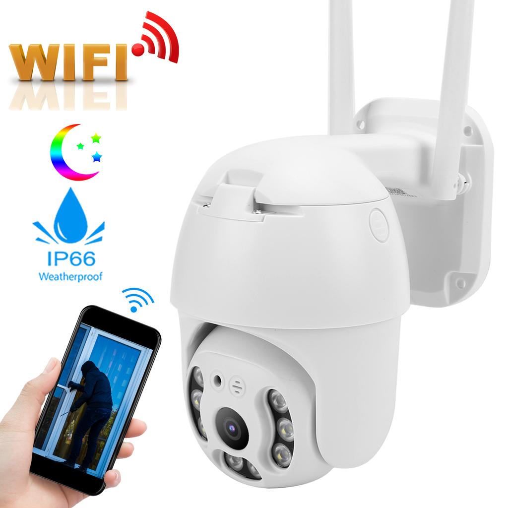 Outdoor IP Camera IP66 CCTV WiFi Remote HD Full Color Day and Night Home Security
