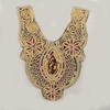 2pcs Fashion Sewing Accessories Embroidered Sequin Fabric DIY Applique Trim Lace Collar