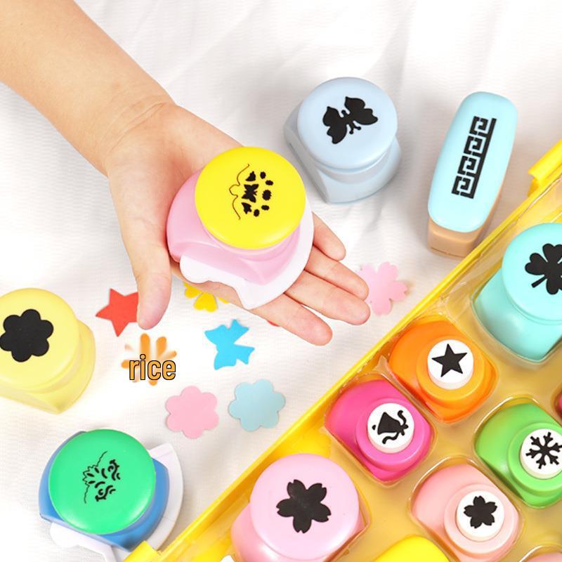 Kids' DIY Paper Puncher: Effort-Saving Embosser Set for Kindergarten Art Projects