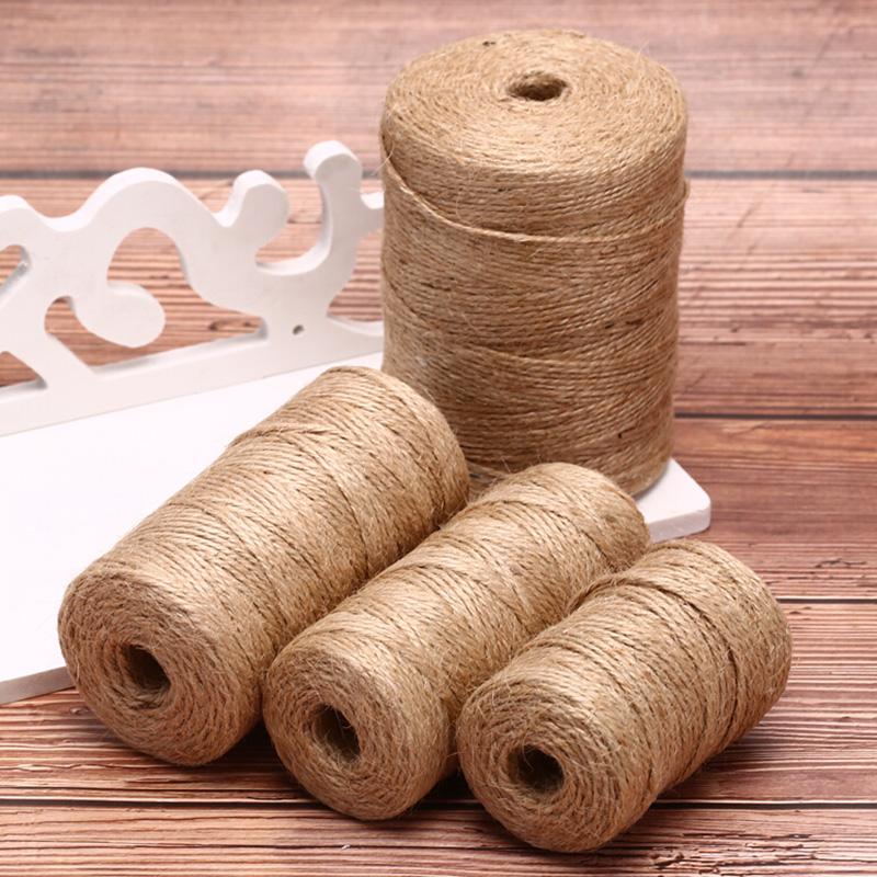Natural Hemp Thread Twisted Hemp Cloth Hemp Rope Jute Thread Rope Diy Craft Decoration