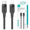 USAMS USB-C To Lightning Cable 20W 1.2Mpd Fast Charging Lithe Series Black/Black Sj566Usb01 (Us-Sj566)
