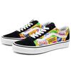 Vans Old Skool Series Color Label Print Low Top Skate Shoes Unisex Sneakers Black VN0A3WKT4RR