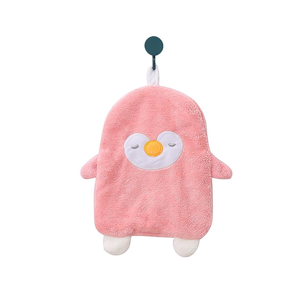 1PCS Cartoon Penguin Cleaning Hand Towel