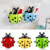 Cartoon Ladybug Shape Home Bathroom Toothbrush Holder Wall Suction Toiletries Toothpaste Sets Cup Tooth Brush Container