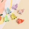 50/100Pcs Resin Miniature Animal Figures Glow In The Dark Tiny Bear Rabbit Fish Ornament Micro Landscape for Garden Aquarium Dollhouse Office Home