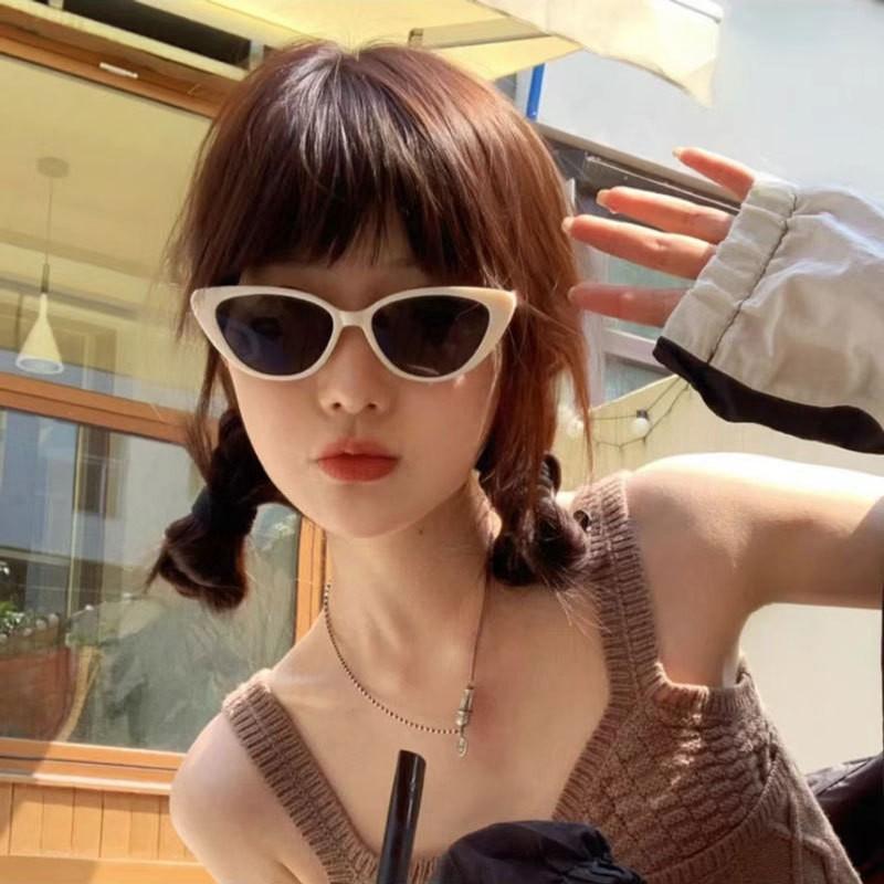 Women'S Sunscreen Sunglasses Versatile High-End Sunglasses Women'S Face Small Glasses With Glasses