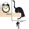 New Kitchen Wall Door Metal Hook Key Hanger Gecko Cat Monkey Shaped Decor Holder Storage Rack Seamless Hook