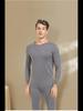 Men's Silk Cashmere Thermal Underwear Set: Velvet-Enhanced for Autumn and Winter
