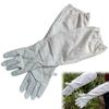 Beekeeping Gloves Anti-bee Anti-sting Canvas Gloves Protective Sleeves Breathable for Beekeeper Beekeeping Tools 1 Pairs