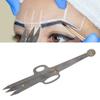 Eyebrow Stencil Template Eyebrow Guide Ruler Positioning Measure Tool Microblading RulerBlack